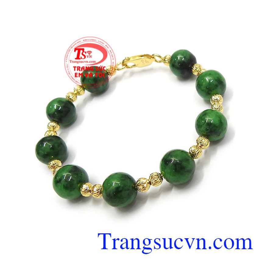 Vòng tay vàng cẩm thạch bình an, Vòng tay nữ vàng, vòng tay nữ sang trọng Vòng tay vàng cẩm thạch bình an, Vòng tay nữ vàng, vòng tay nữ sang trọng