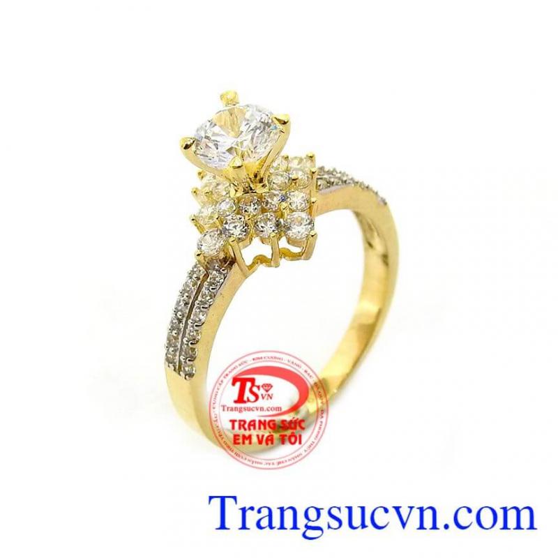 Nhẫn nữ kiêu sa vàng 10k, nhẫn nữ vàng, nhẫn nữ đẹp.  Nhẫn nữ kiêu sa vàng 10k, nhẫn nữ vàng, nhẫn nữ đẹp.