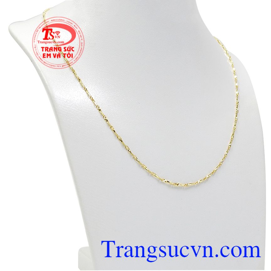 Dây chuyền nữ tính vàng tây, Dây chuyền nữ vàng, Dây chuyền nữ thời trang