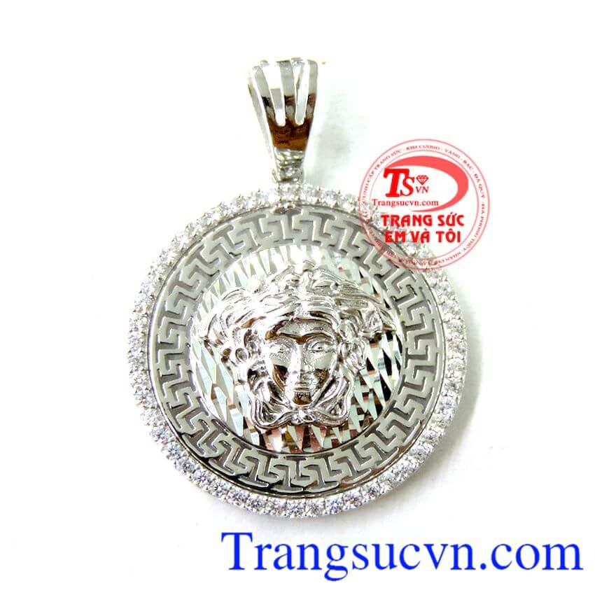 Mặt dây Versace 10k trắng, Mặt dây chuyền nam đẹp, Mặt dây chuyền nam vàng trắng, Mặt dây chuyền thời trang Mặt dây Versace 10k trắng, Mặt dây chuyền nam đẹp, Mặt dây chuyền nam vàng trắng, Mặt dây chuyền thời trang