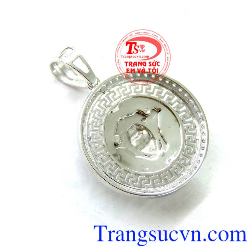 Mặt dây Versace 10k trắng, Mặt dây chuyền nam đẹp, Mặt dây chuyền nam vàng trắng, Mặt dây chuyền thời trang Mặt dây Versace 10k trắng, Mặt dây chuyền nam đẹp, Mặt dây chuyền nam vàng trắng, Mặt dây chuyền thời trang