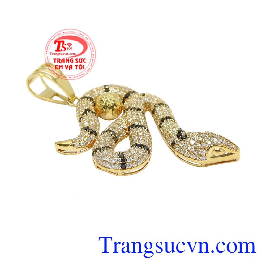 Mặt dây rắn phong cách, Mặt dây nam vàng, mặt dây chuyền sang trọng