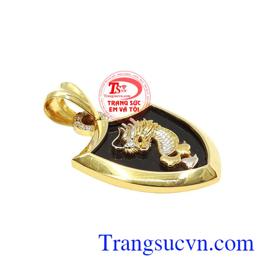 Mặt vàng nam khiên rồng, Mặt dây chuyền vàng, Mặt dây nam thời trang Mặt vàng nam khiên rồng, Mặt dây chuyền vàng, Mặt dây nam thời trang