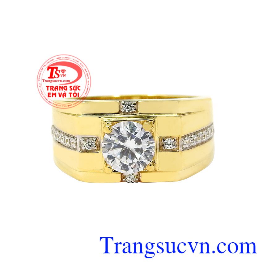 Nhẫn nam phong độ vàng tây, Nhẫn nam sang trọng, Nhẫn nam vàng cao cấp