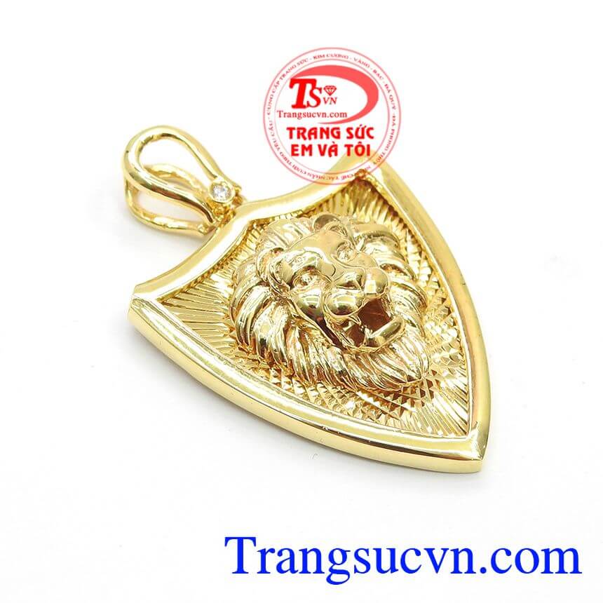 Mặt Dây Chuyền Sư Tử Cá Tính, Mặt dây chuyền nam, Mặt dây chuyền vàng tây