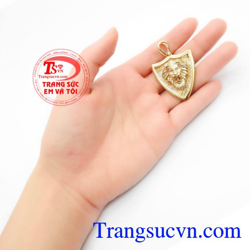 Mặt Dây Chuyền Sư Tử Cá Tính, Mặt dây chuyền nam, Mặt dây chuyền vàng tây