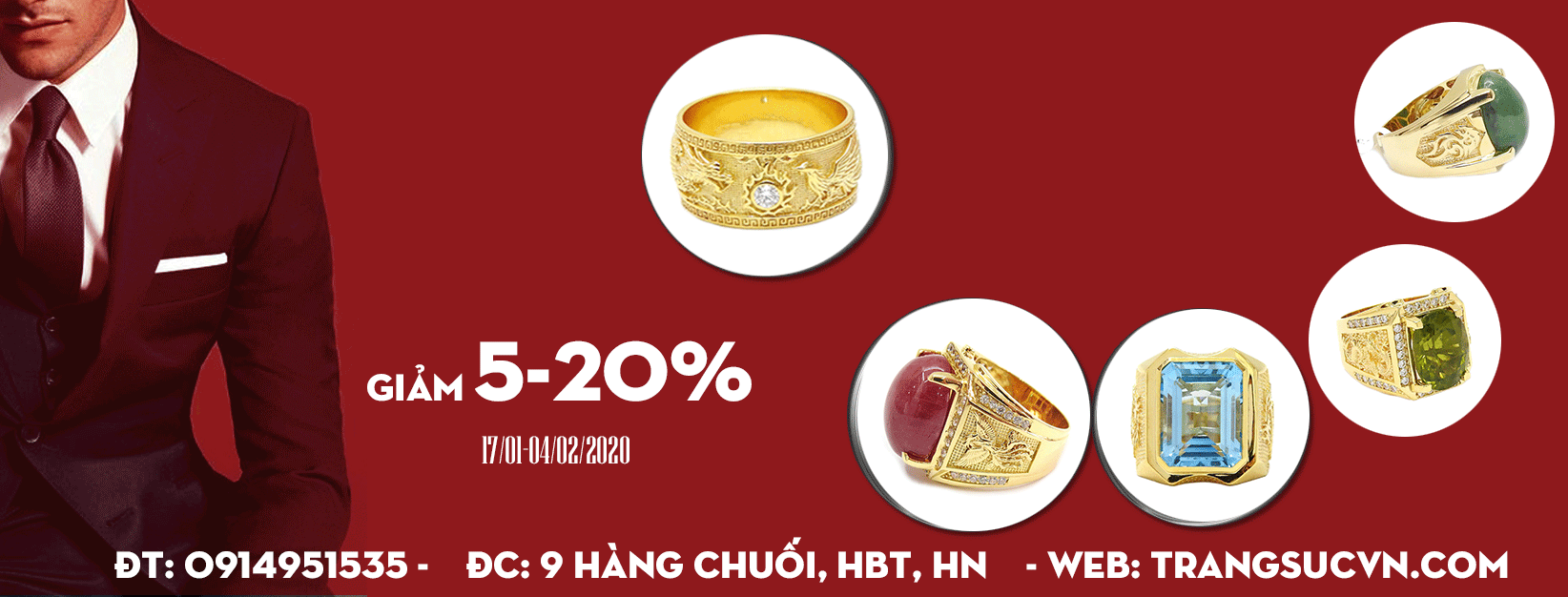 Nhẫn nam vàng Nhẫn nam vàng