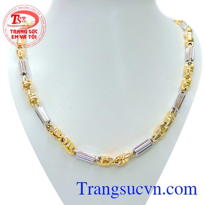 Mặt Versace dây chuyền vàng