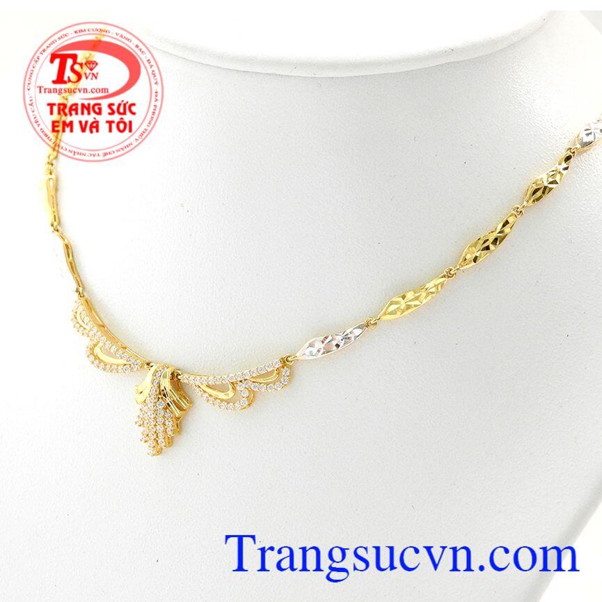 Kiềng vàng quyến rũ, Kiềng vàng đẹp, kiềng vàng tinh tế