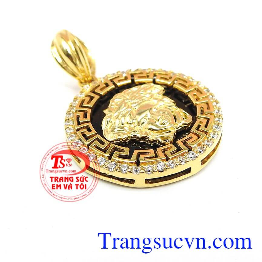 Mặt d&acirc;y chuyền nam v&agrave;ng t&acirc;y, Mặt d&acirc;y chuyền nam versace, Mặt d&acirc;y chuyền nam đẹp.