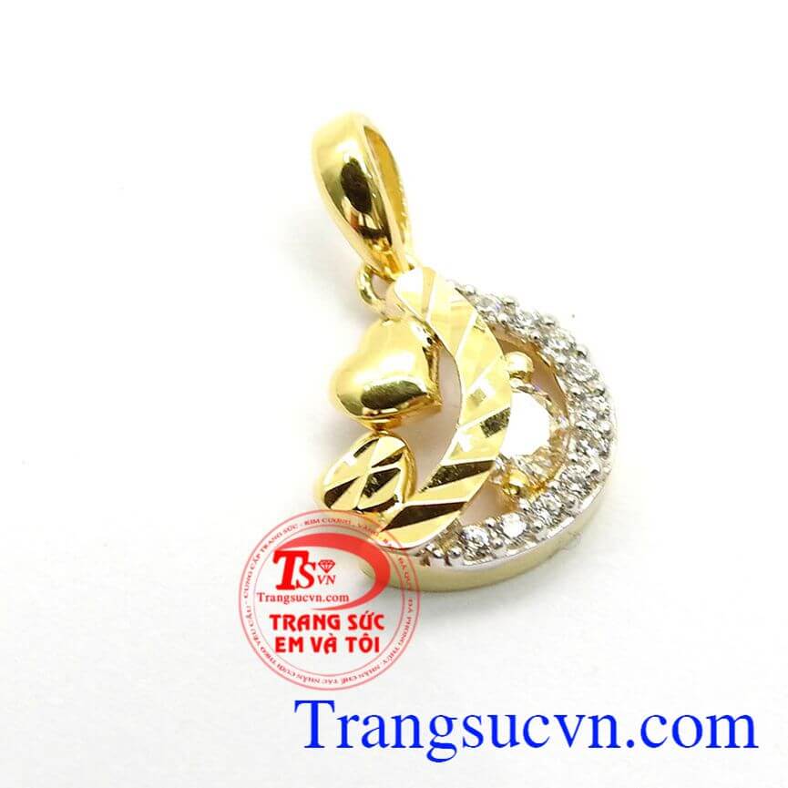 Mặt dây chuyền vàng nhập khẩu đẹp, Mặt dây chuyền đẹp, Mặt dây chuyền sang trọng.