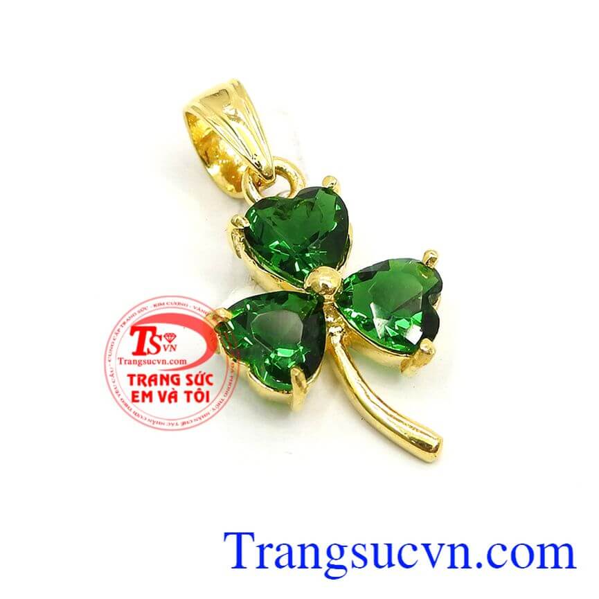 Mặt dây cỏ 3 lá, Mặt dây tặng sinh nhât, Mặt dây đẹp