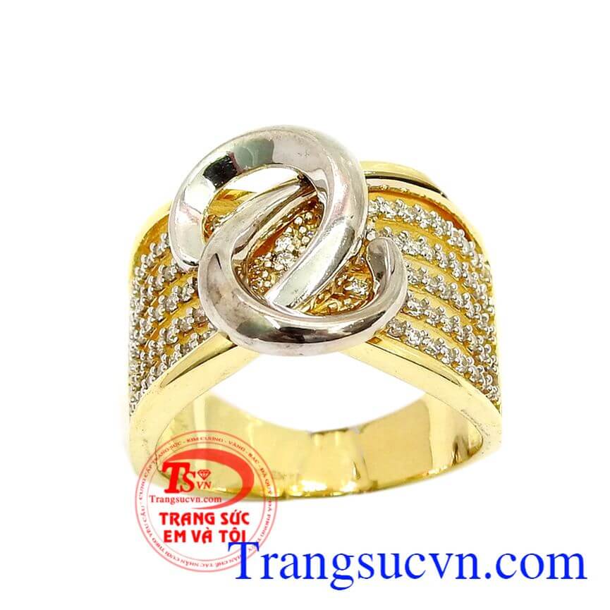 Nhẫn Nam đẹp, Nhẫn nam vàng tây, nhẫn nam Korea 10k