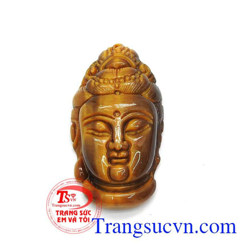 Mặt dây chuyền nữ, Mặt dây chuyền sang trọng, Phật adida mặt dây đá mắt hổ.