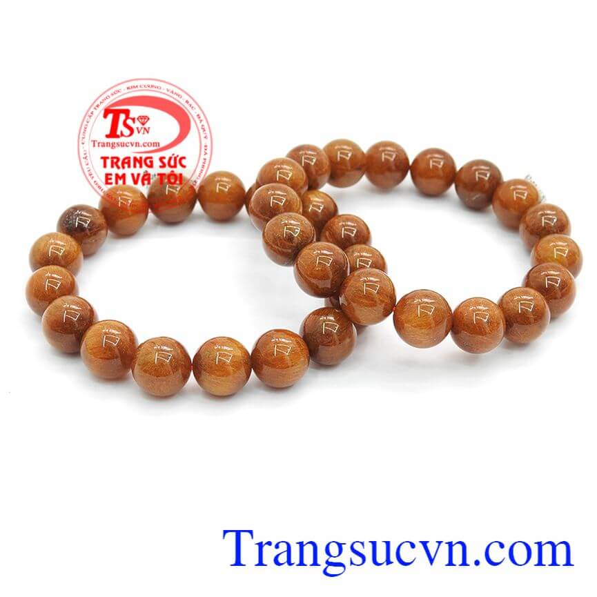 Vòng tay thạch anh, Chuỗi thạch anh tóc vàng kim, Vòng tay thạch anh tóc. 