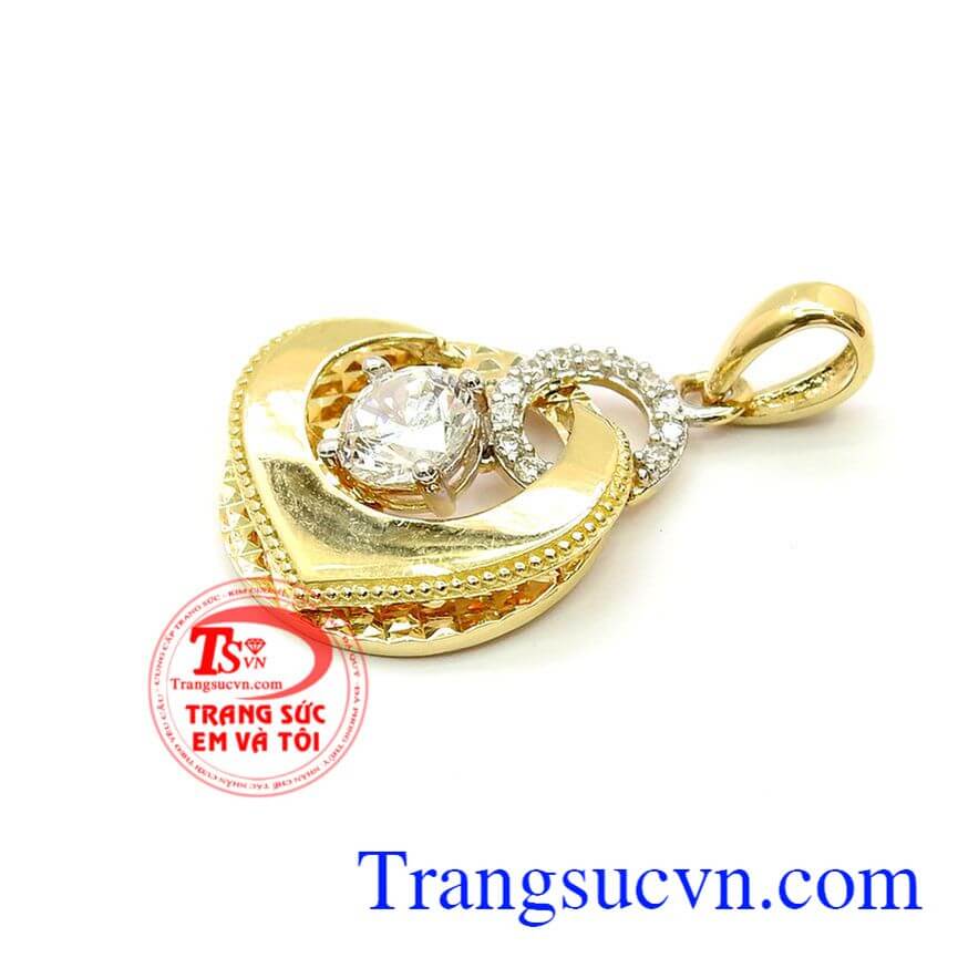 Mặt dây chuyền nữ Hàn Quốc đính đá, Mặt dây chuyền đẹp, Mặt dây chuyền sang trọng.