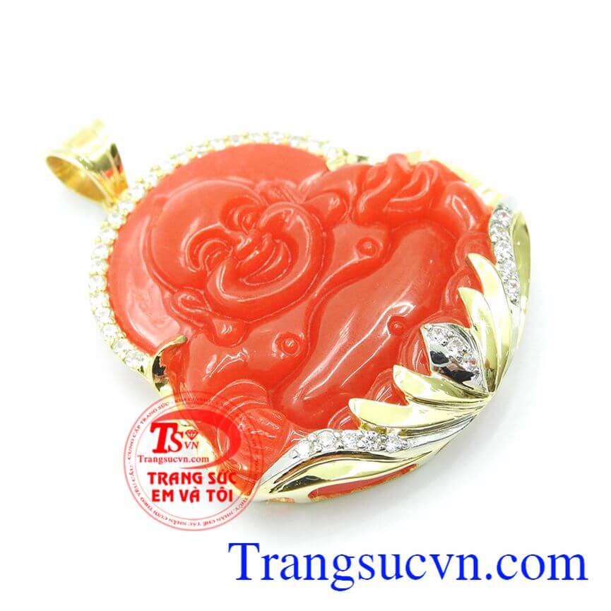 Mặt phật di lặc nam cá tính, Mặt dây nam cẩm thạch, Mặt dây nam cá tính.