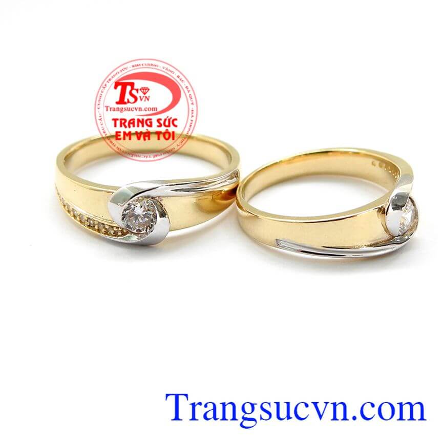 Nhẫn cưới Hàn Quốc Tình Yêu, Nhẫn cưới đẹp, Nhẫn cưới sang trọng