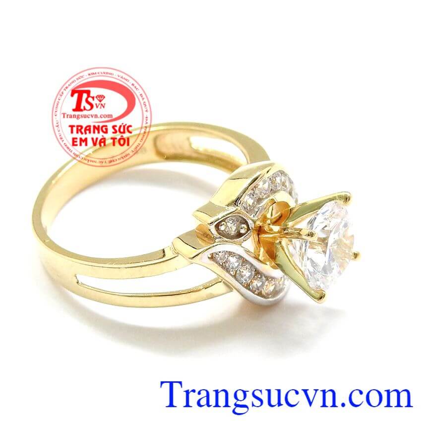 Nhẫn lá xinh xắn, Nhẫn nữ vàng, Nhẫn nữ vàng sang trọng