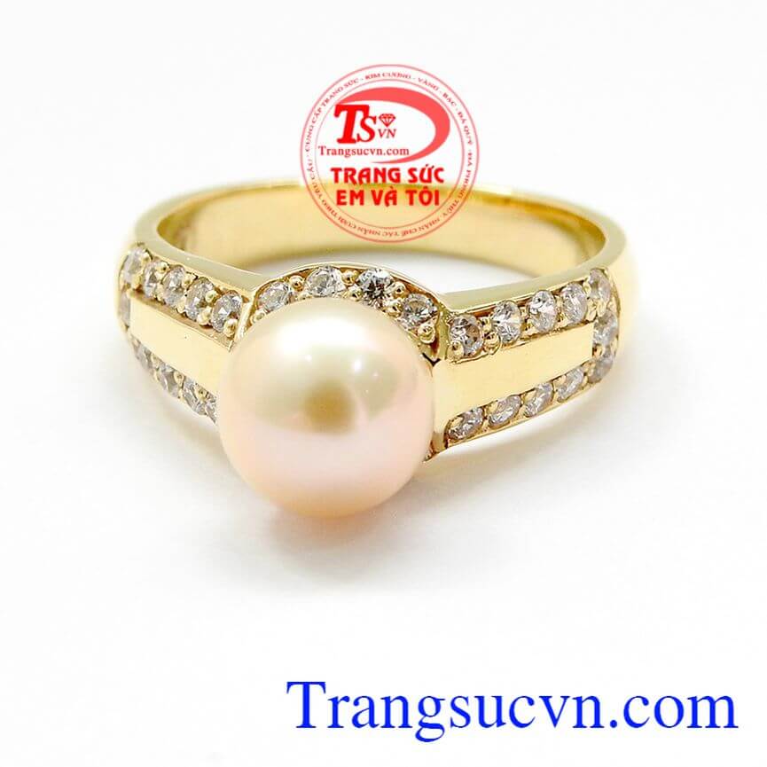 Nhẫn Ngọc Trai Quý Phái, Nhẫn ngọc trai, nhẫn nữ đẹp xinh