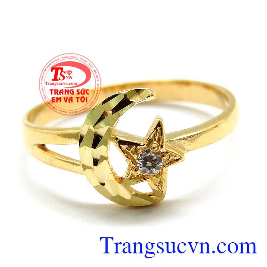 Nhẫn trăng sao, Nhẫn nữ vàng, nhẫn nữ sang trọng