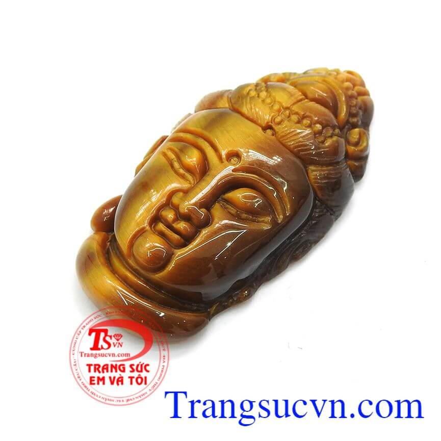 Mặt dây chuyền nữ, Mặt dây chuyền sang trọng, Phật adida mặt dây đá mắt hổ.