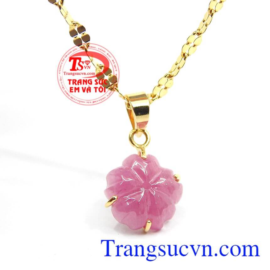 Bộ mặt dây Ruby đẹp, bộ dây chuyền sang trọng, bộ dây chuyền đẹp.