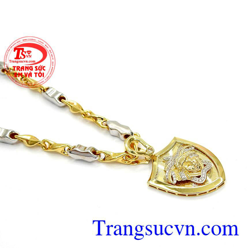 Bộ dây chuyền nam mạnh mẽ, trang sức bộ, bộ dây chuyền nam cao cấp