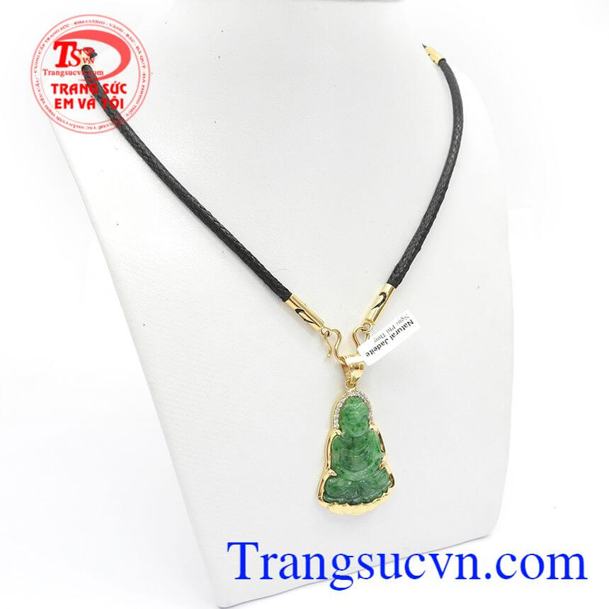 Bộ Dây Phật A Di Đà Bình An, bộ dây chuyền nam, bộ dây da bọc vàng Bộ Dây Phật A Di Đà Bình An, bộ dây chuyền nam, bộ dây da bọc vàng
