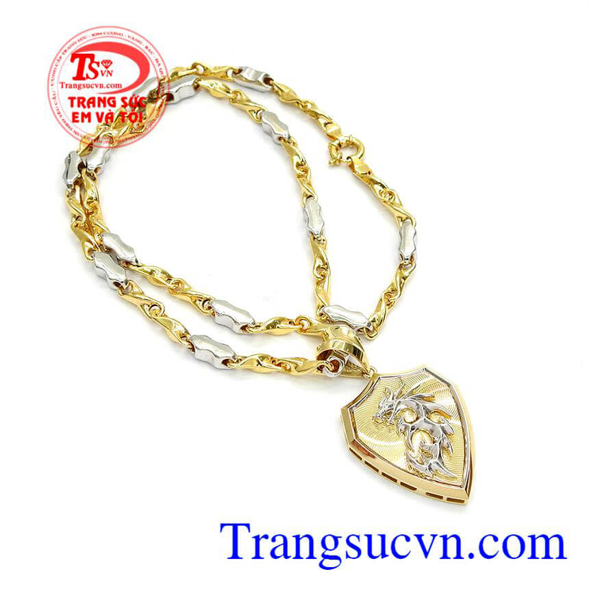 Bộ dây vàng sang trọng, bộ trang sức nam, bộ dây chuyền nam đẳng cấp