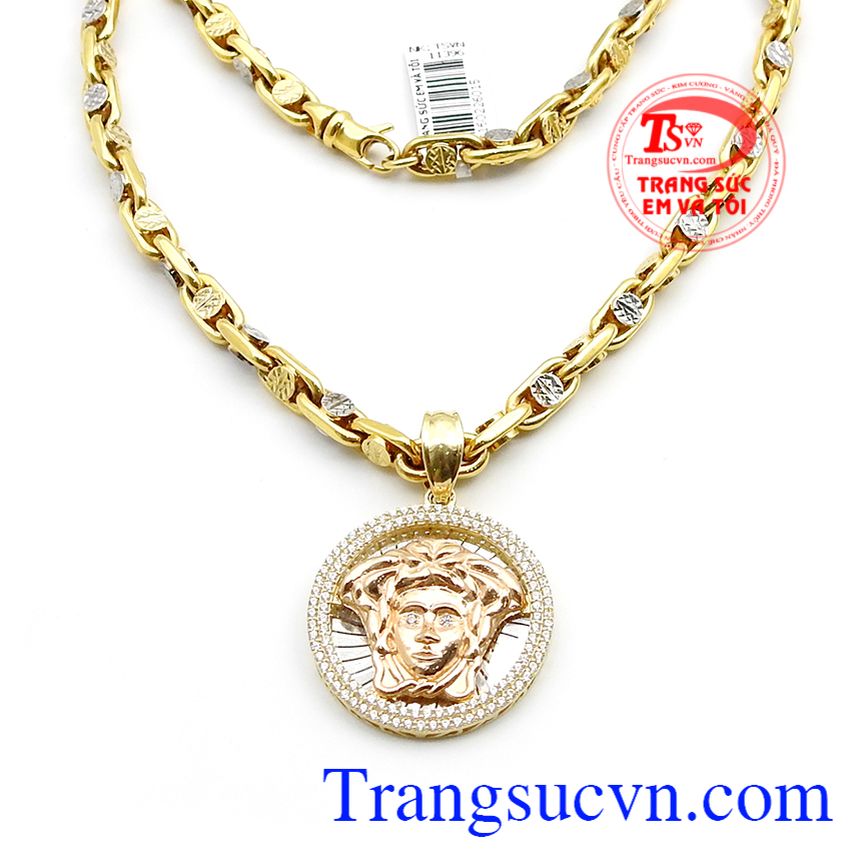 Bộ dây versace đẹp, bộ dây chuyền nam đẹp, bộ dây chuyền vàng Bộ dây versace đẹp, bộ dây chuyền nam đẹp, bộ dây chuyền vàng