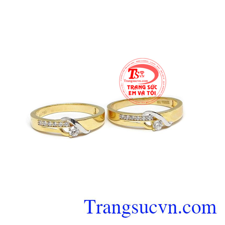 Đôi nhẫn cưới hạnh phúc thủy chung, nhẫn cưới đẹp, nhẫn cưới vàng Đôi nhẫn cưới hạnh phúc thủy chung, nhẫn cưới đẹp, nhẫn cưới vàng