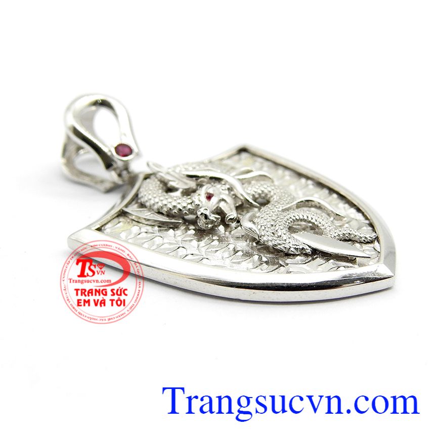 Mặt dây khiên rồng mạnh mẽ, mặt dây chuyền nam, mặt dây chuyền đẹp