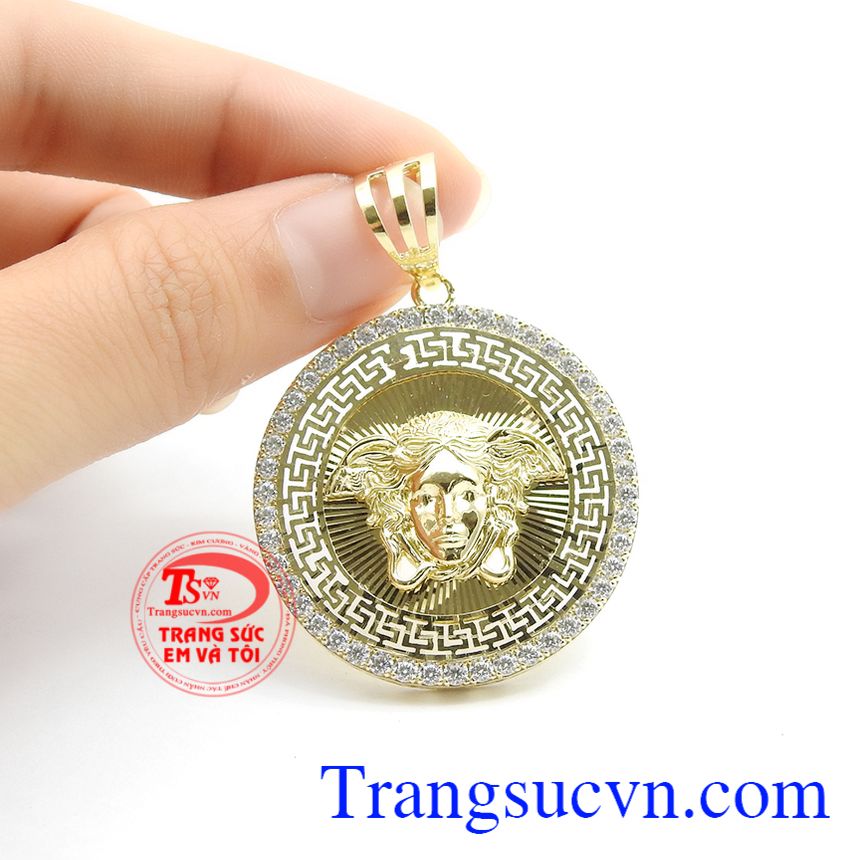 Mặt dây versace phái mạnh, mặt dây chuyền nam, mặt dây vàng tây Mặt dây versace phái mạnh, mặt dây chuyền nam, mặt dây vàng tây