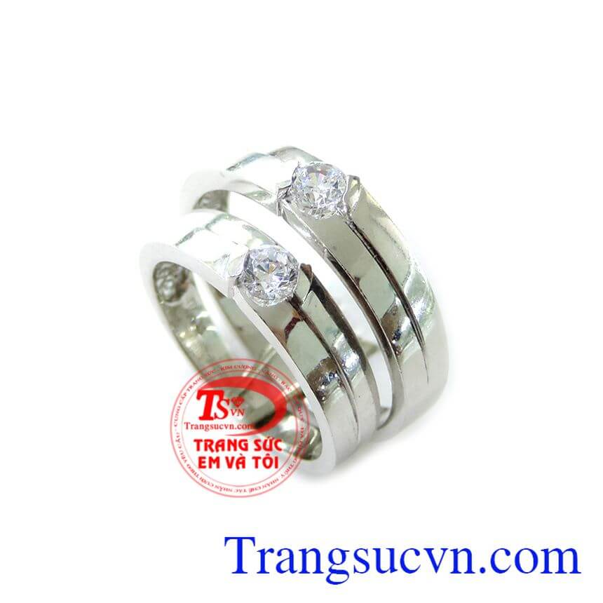 Nhẫn Cưới Vàng Trắng Tình Yêu Trọn Vẹn, nhẫn cưới đẹp, nhẫn cưới vàng tây Nhẫn Cưới Vàng Trắng Tình Yêu Trọn Vẹn, nhẫn cưới đẹp, nhẫn cưới vàng tây