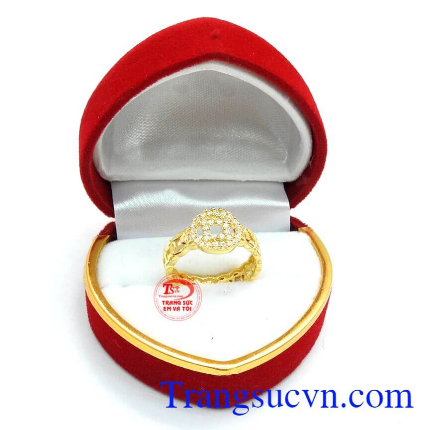 Nhẫn kim tiền độc đáo size bé, nhẫn nữ đẹp, nhẫn nữ vàng tây Nhẫn kim tiền độc đáo size bé, nhẫn nữ đẹp, nhẫn nữ vàng tây