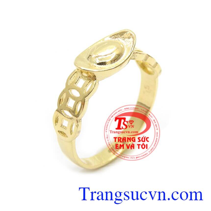 Nhẫn kim tiền thịnh vượng, nhẫn nữ đẹp, nhẫn nữ vàng tây Nhẫn kim tiền thịnh vượng, nhẫn nữ đẹp, nhẫn nữ vàng tây