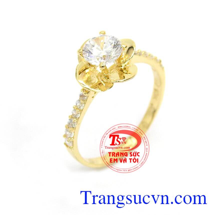 Nhẫn nữ 4 lá đẹp, nhẫn nữ sang trọng, nhẫn nữ đẹp