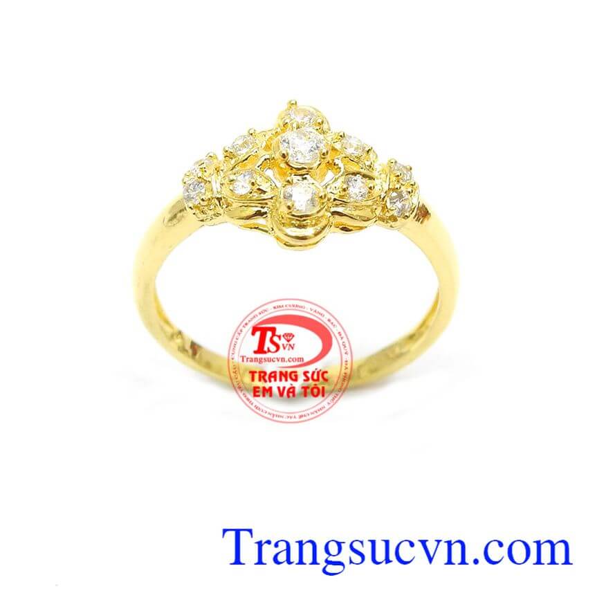 Nhẫn Nữ Đính Đá Độc Đáo, nhẫn nữ đẹp, nhẫn nữ vàng tây Nhẫn Nữ Đính Đá Độc Đáo, nhẫn nữ đẹp, nhẫn nữ vàng tây