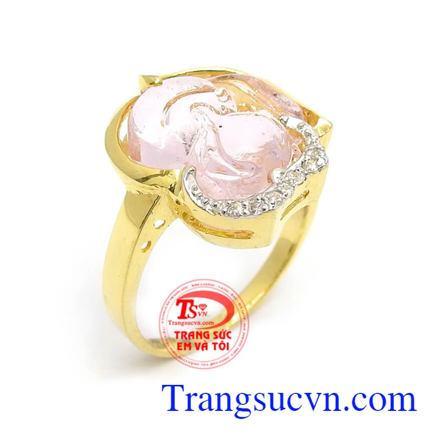 Nhẫn Nữ Hồ Ly Tài Lộc, nhẫn nữ vàng tây, nhẫn nữ đẹp