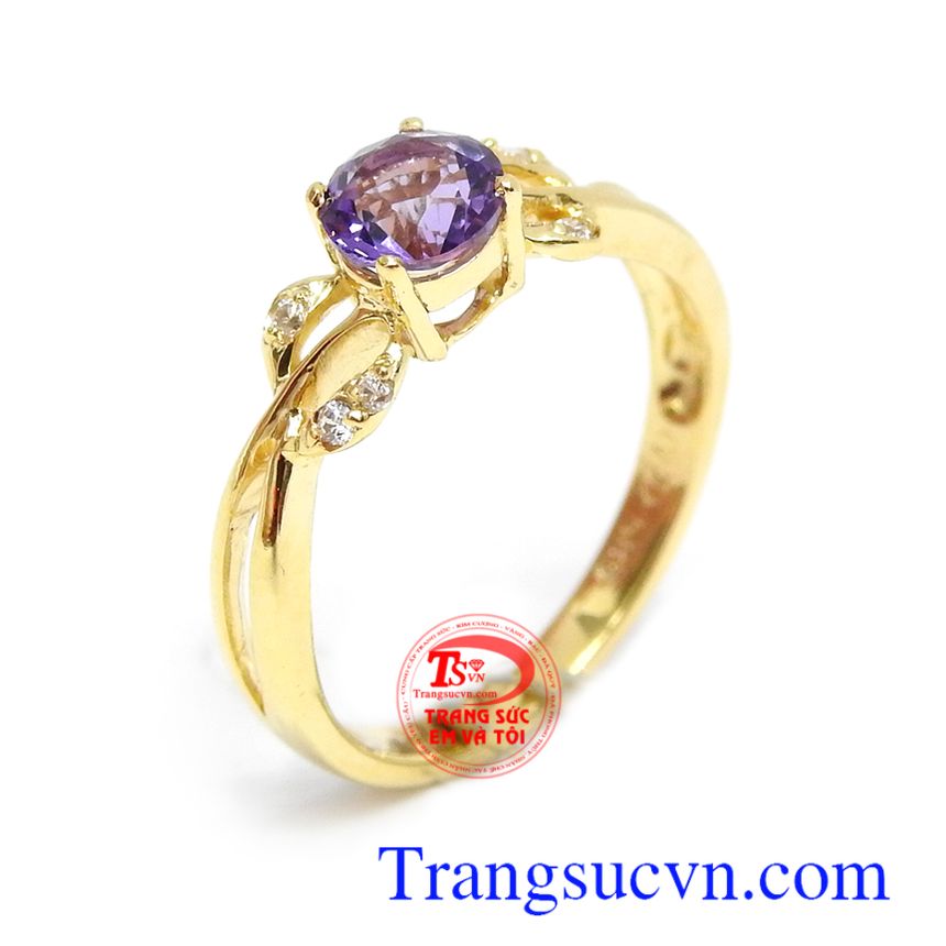 Nhẫn nữ thạch anh tím hạnh phúc, nhẫn nữ đẹp, nhẫn nữ sang trọng Nhẫn nữ thạch anh tím hạnh phúc, nhẫn nữ đẹp, nhẫn nữ sang trọng