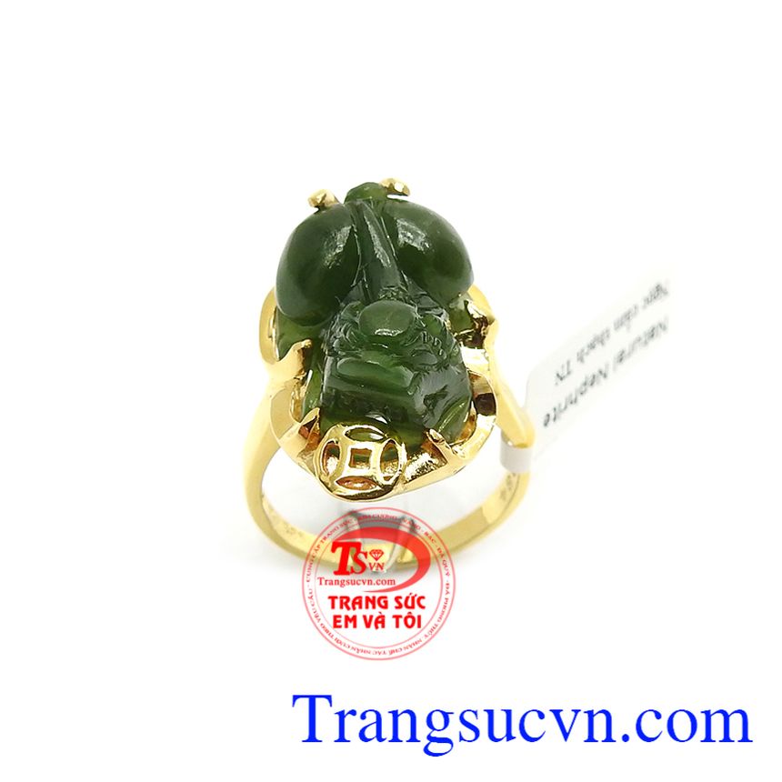 Nhẫn Nữ Tỳ Hưu Nephrite, nhẫn nữ đẹp, nhẫn nữ sang trọng Nhẫn Nữ Tỳ Hưu Nephrite, nhẫn nữ đẹp, nhẫn nữ sang trọng