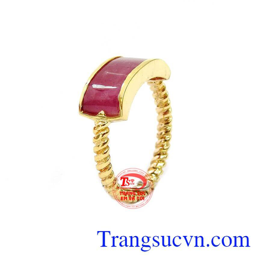 Nhẫn ruby cá tính, nhẫn nữ đẹp, nhẫn nữ vàng tây Nhẫn ruby cá tính, nhẫn nữ đẹp, nhẫn nữ vàng tây