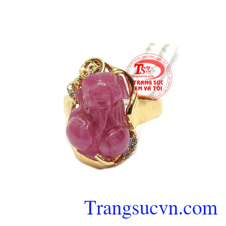 Nhẫn ruby tỳ hưu công danh, nhẫn nữ đẹp, nhẫn nữ vàng tây Nhẫn ruby tỳ hưu công danh, nhẫn nữ đẹp, nhẫn nữ vàng tây