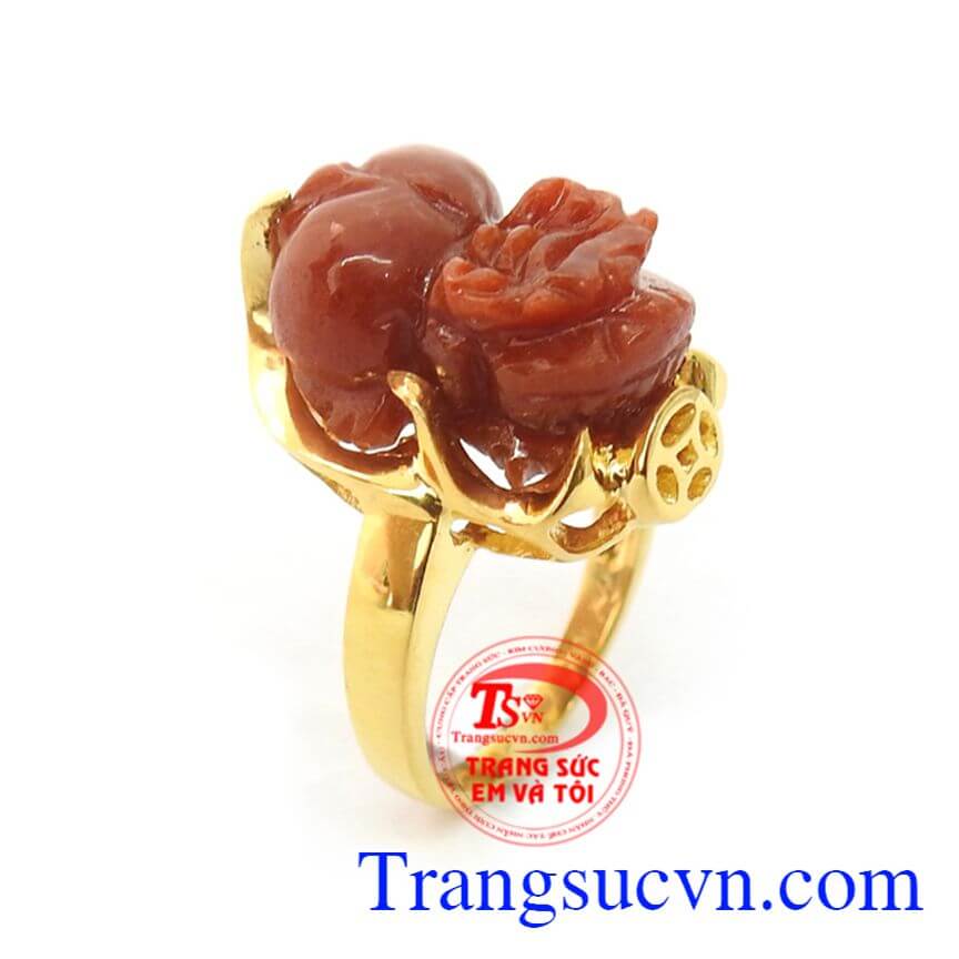 Nhẫn Tỳ Hưu Ngậm Tiền Phát Tài, nhẫn nữ tỳ hưu, nhẫn nữ đẹp Nhẫn Tỳ Hưu Ngậm Tiền Phát Tài, nhẫn nữ tỳ hưu, nhẫn nữ đẹp