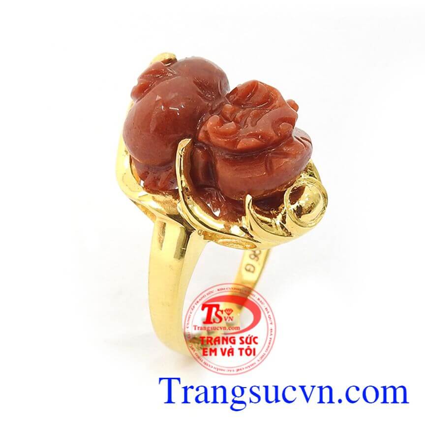 Nhẫn Tỳ Hưu Phong Thủy Phát Tài, nhẫn nữ tỳ hưu, nhẫn nữ đẹp Nhẫn Tỳ Hưu Phong Thủy Phát Tài, nhẫn nữ tỳ hưu, nhẫn nữ đẹp