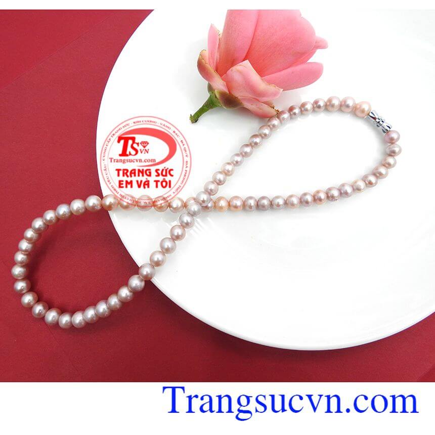 Chuỗi ngọc trai sang trọng, quý phái