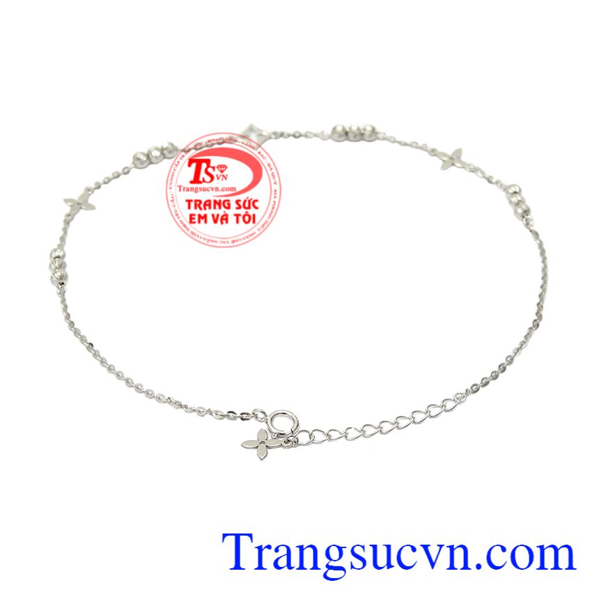 Lắc chân nữ vàng trắng tinh tế, Lắc chân vàng tây, Lắc tay vàng sang trọng Lắc chân nữ vàng trắng tinh tế, Lắc chân vàng tây, Lắc tay vàng sang trọng