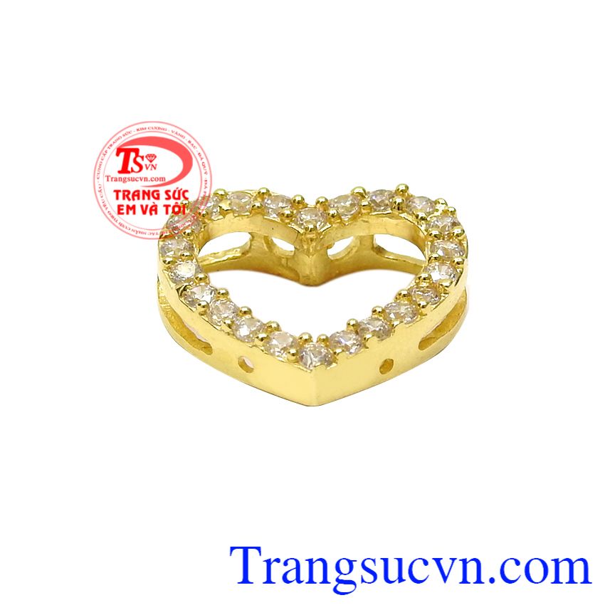 Mặt dây trái tim dễ thương, Mặt dây nữ vàng, Mặt dây chuyền vàng tây Mặt dây trái tim dễ thương, Mặt dây nữ vàng, Mặt dây chuyền vàng tây