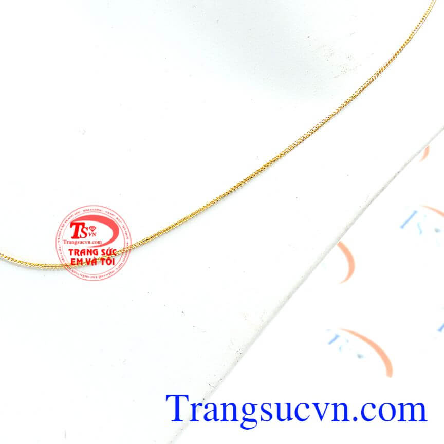 day chuyen vang italy 18k, Dây chuyền vàng Italy 18k